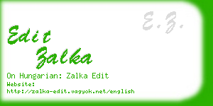 edit zalka business card